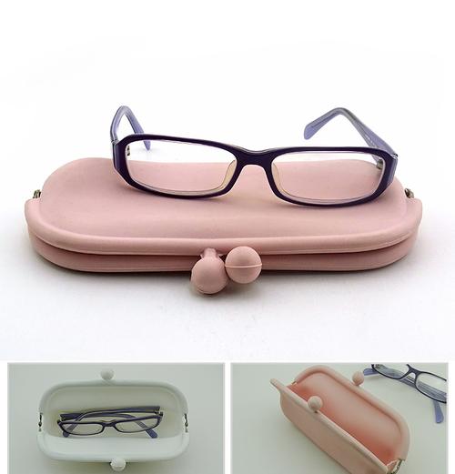 欧美小清新硅胶眼镜盒,眼镜收纳包,学生眼镜盒工厂直销